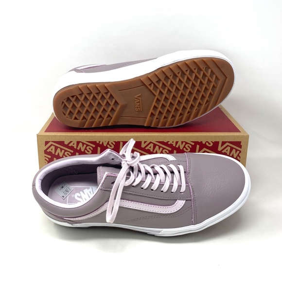 VANS Old Skool Stacker Tumbled Violet Men’s Low Top Leather Platform VN0A4U159XY - Picture 3 of 11